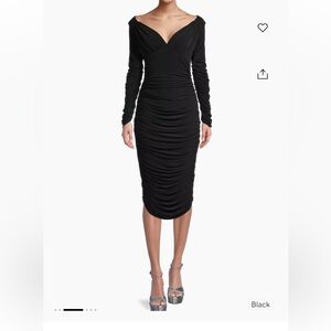 Norma Kamali Tara Long Sleeve Dress